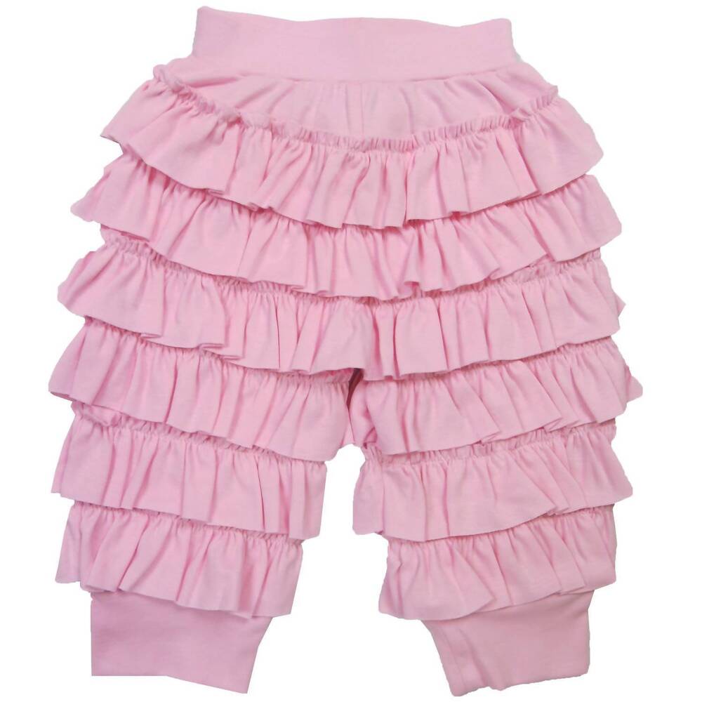 NEW LEMON LOVES LAYETTE baby girls ella ruffled pants in pink